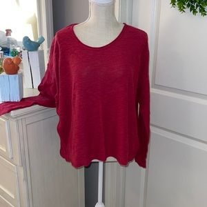 Super soft Red Gap XxL sweater, lightweight chenille, so versatile